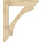Ekena Millwork Legacy Slat Rough Sawn Bracket w/ Offset Brace, Douglas Fir, 8"W x 38"D x 44"H BKT0806X38X44LEC06RDF - alternate 3